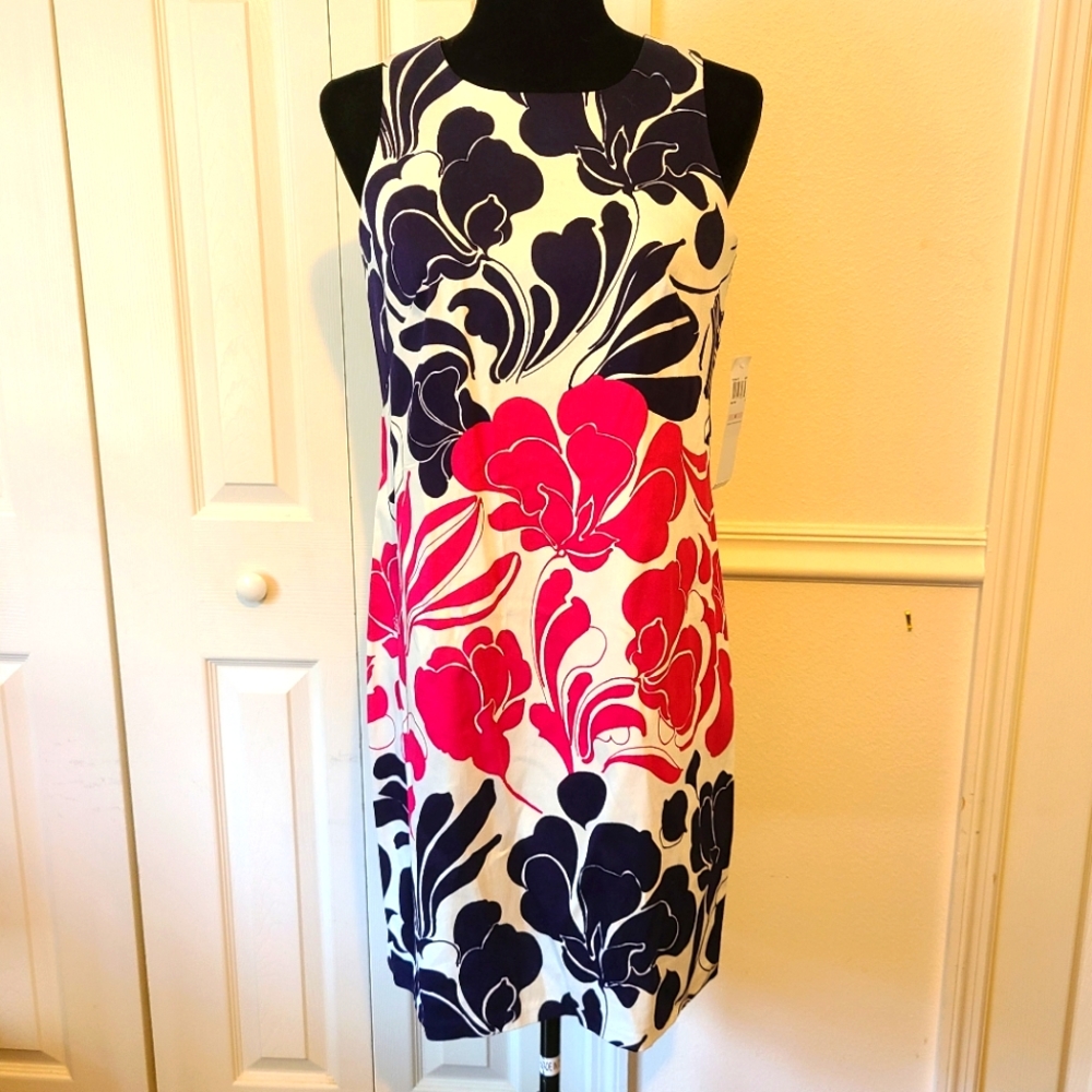 Floral mini dress by London Times New Sz 6